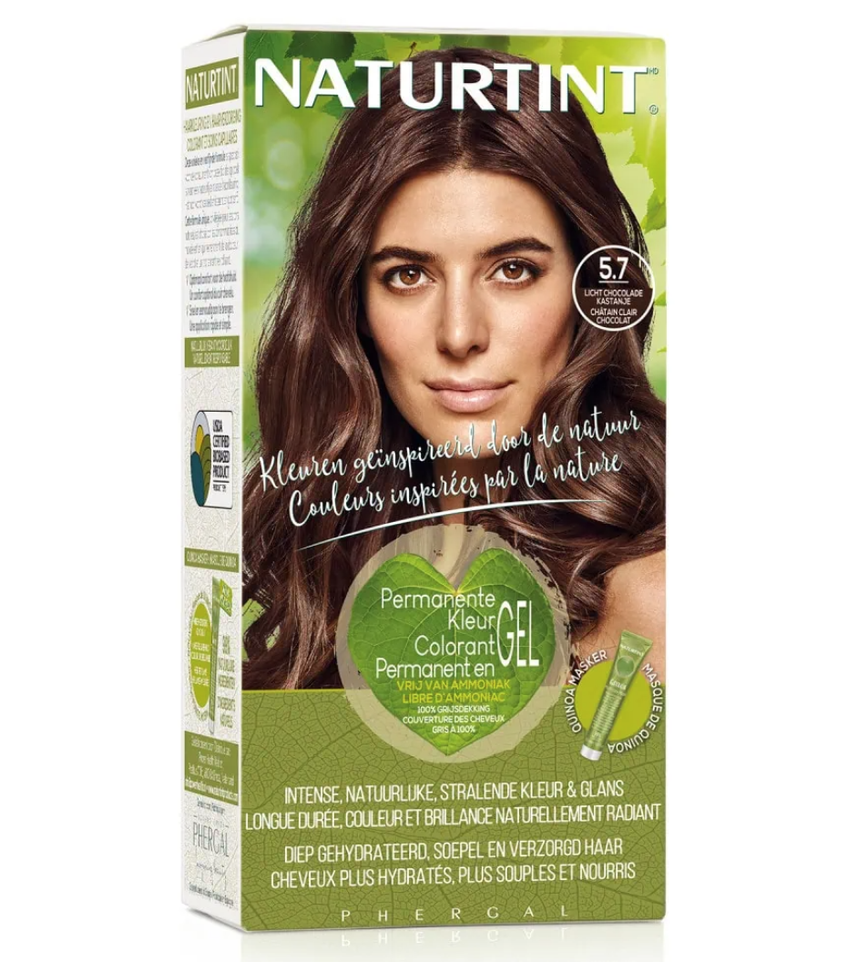 Naturtint Colorant Permanent en Gel 5.7 Châtain Clair Chocolat