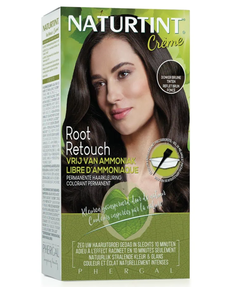 Naturtint Root Retouch Crème Reflet Brun Foncé 45 ml
