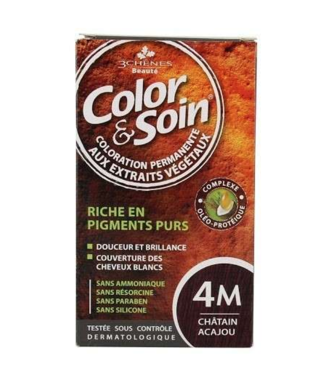 Color Soin Chatain Acajou 4m Coloration Permanente