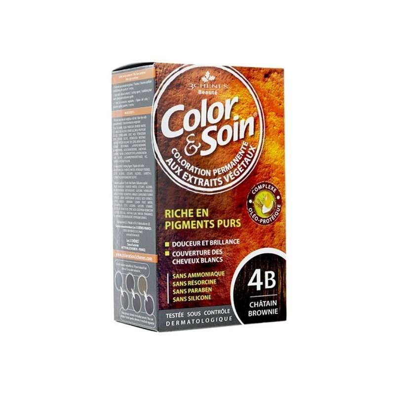 Color Soin Chatain Brownie 4b Coloration Permanente