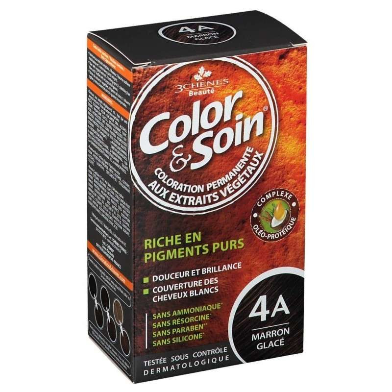 Color Soin Marron Glace 4a Coloration Permanente