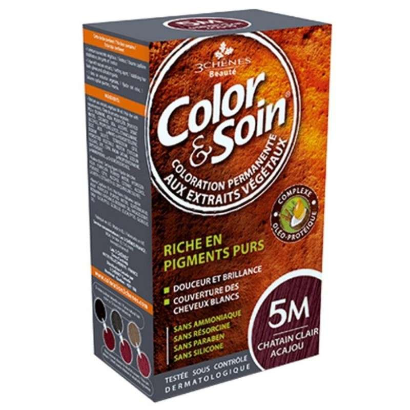 Color Soin Chatain Clair Acajou 5m Coloration Permanente