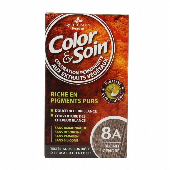 3 CHÊNES COLOR & SOIN COLORATION 8A BLOND CENDRÉ