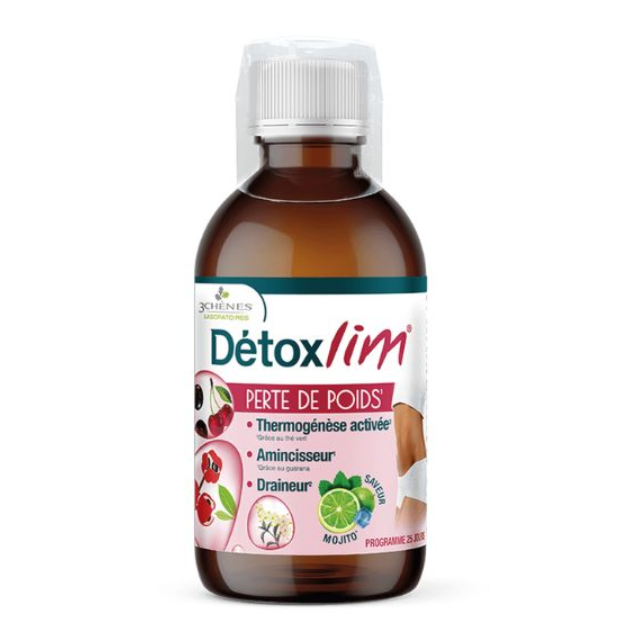 3 Chênes Detox Lim Perte De Poids Saveur Mojito, 500ml