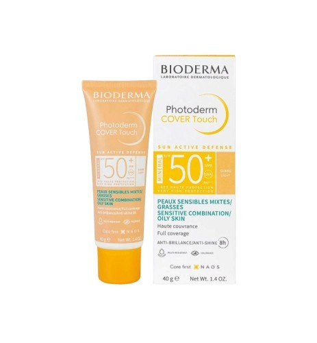 BIODERMA PHOTODERM COVER TOUCH MINERAL TEINTE CLAIRE SPF50+ 40G
