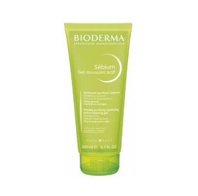 BIODERMA SEBIUM GEL MOUSSANT ACTIF ,200ML