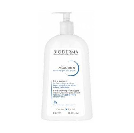 BIODERMA ATODERM INTENSIVE GEL MOUSSANT ULTRA APAISANT 1L