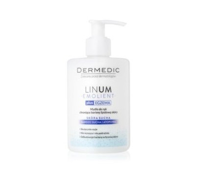 DERMEDIC LINUM EMOLLIENT SAVON A MAINS ANTI BACTERIEN 300ML