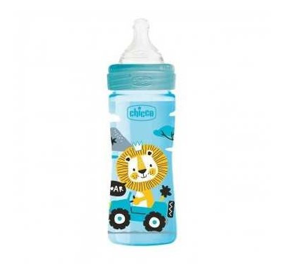 BIBERON WELL-BEING EN POLYPROPYLENE 250 ML - FLUX MOYEN 2M+
