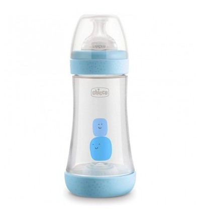 CHICCO PERFECT-5 SILICONE BOTTLE 300ML 4M+