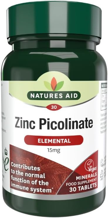 NATURES AID ZINC PICOLINATE 30 COMPRIMES